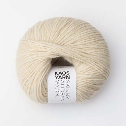 Skinny Andean Wool /// Natural