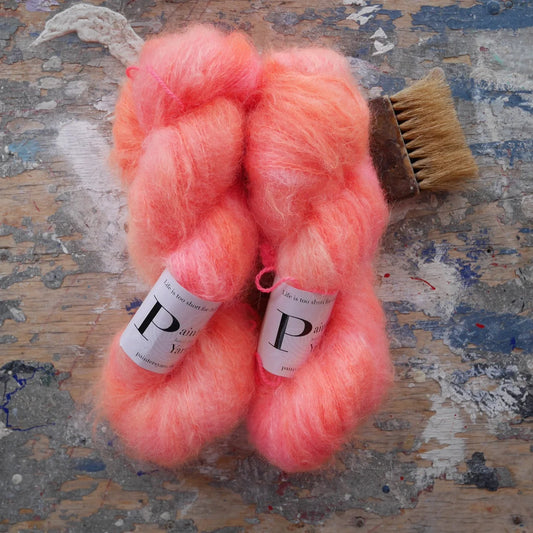 Chunky Mohair /// Baby Coral