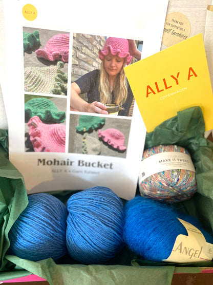 ALLY A Hæklekit  // Mohair Bucket