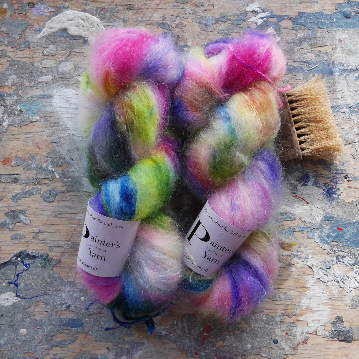 Painter's Yarn // Chunky Mohair