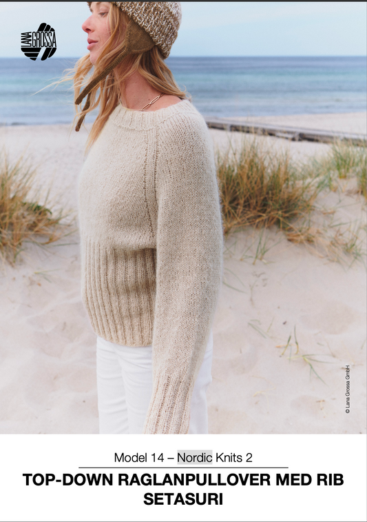 RAGLANPULLOVER MED RIB / SETASURI