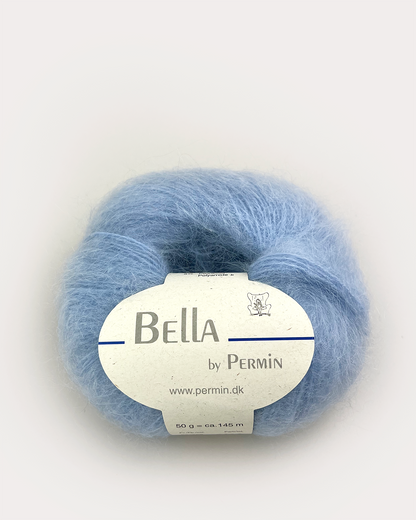 Permin Bella Kit | Bluse med pufærme og flæsekant